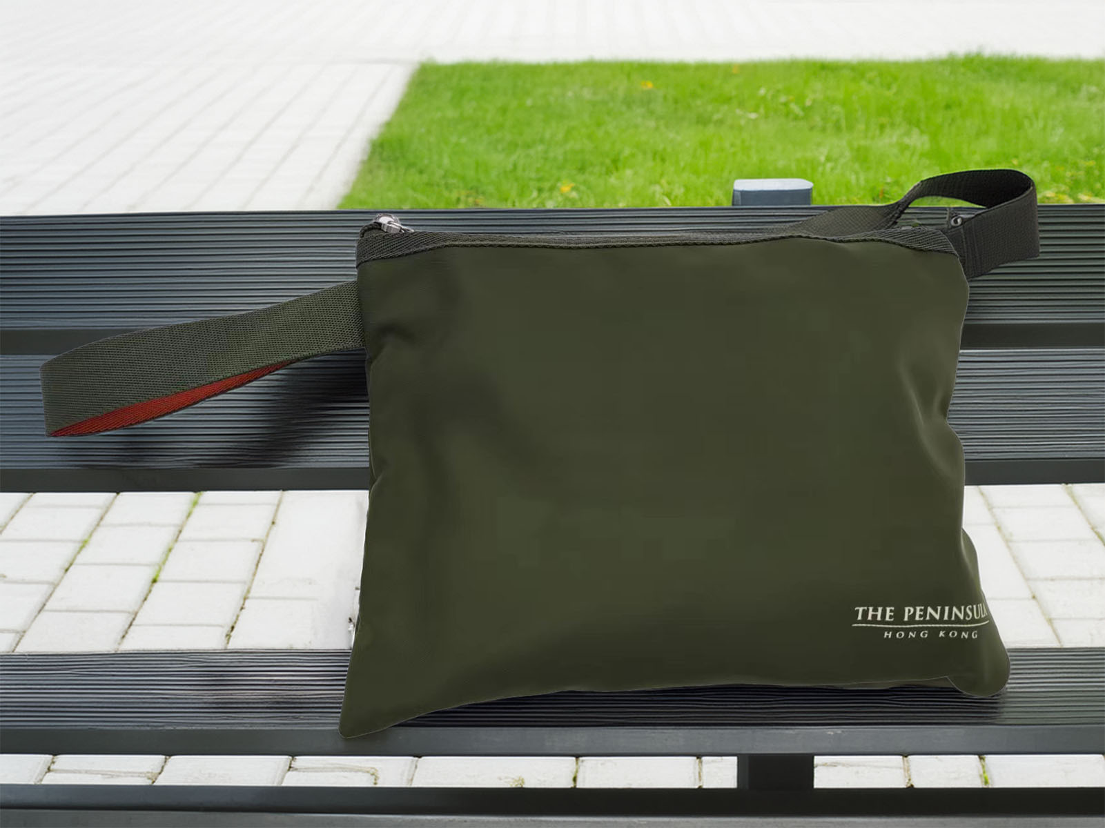 Foldable Nylon Bag with Inner Zipper Pouch