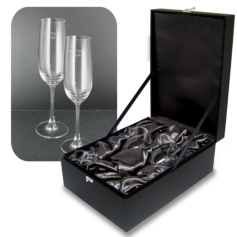 Crystal Champagne Glasses (pair)