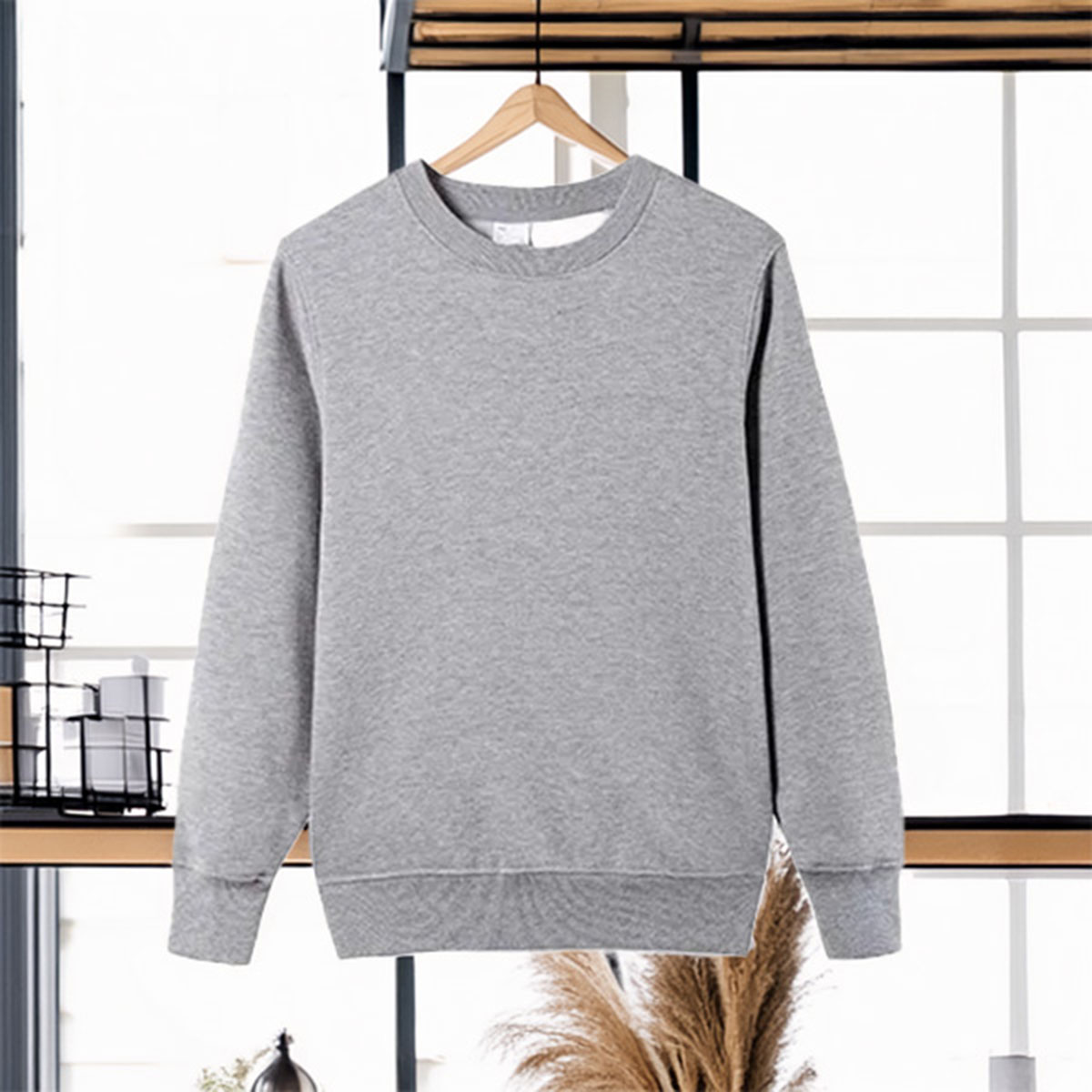 Round Neck Fleece Sweatshirt